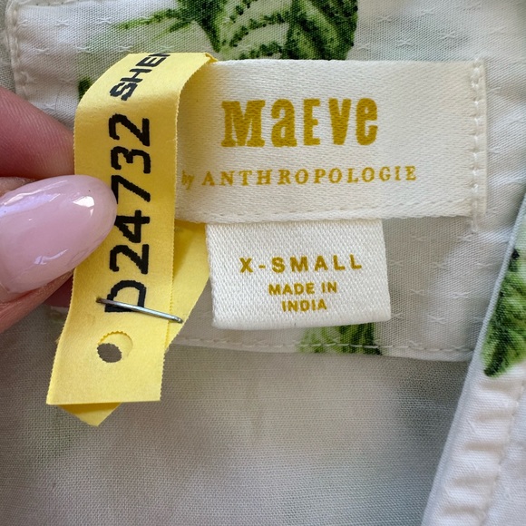 Anthropologie Maeve V-Neck Floral Tunic Dress - Picture 13 of 14